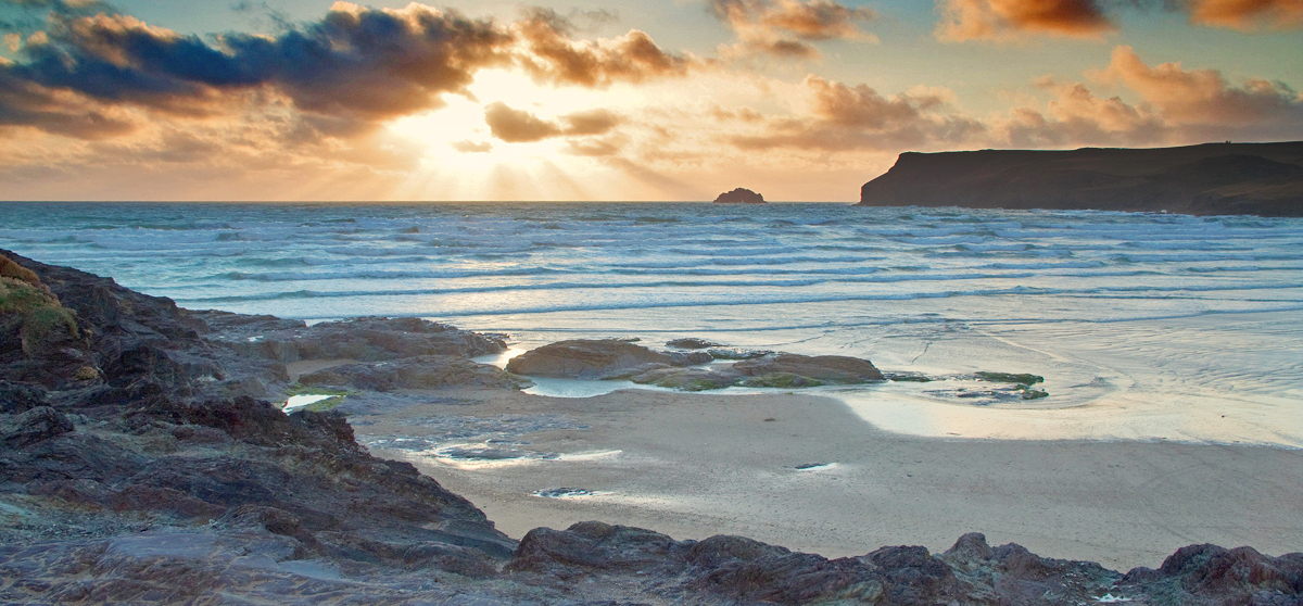 Polzeath Beach Sunset